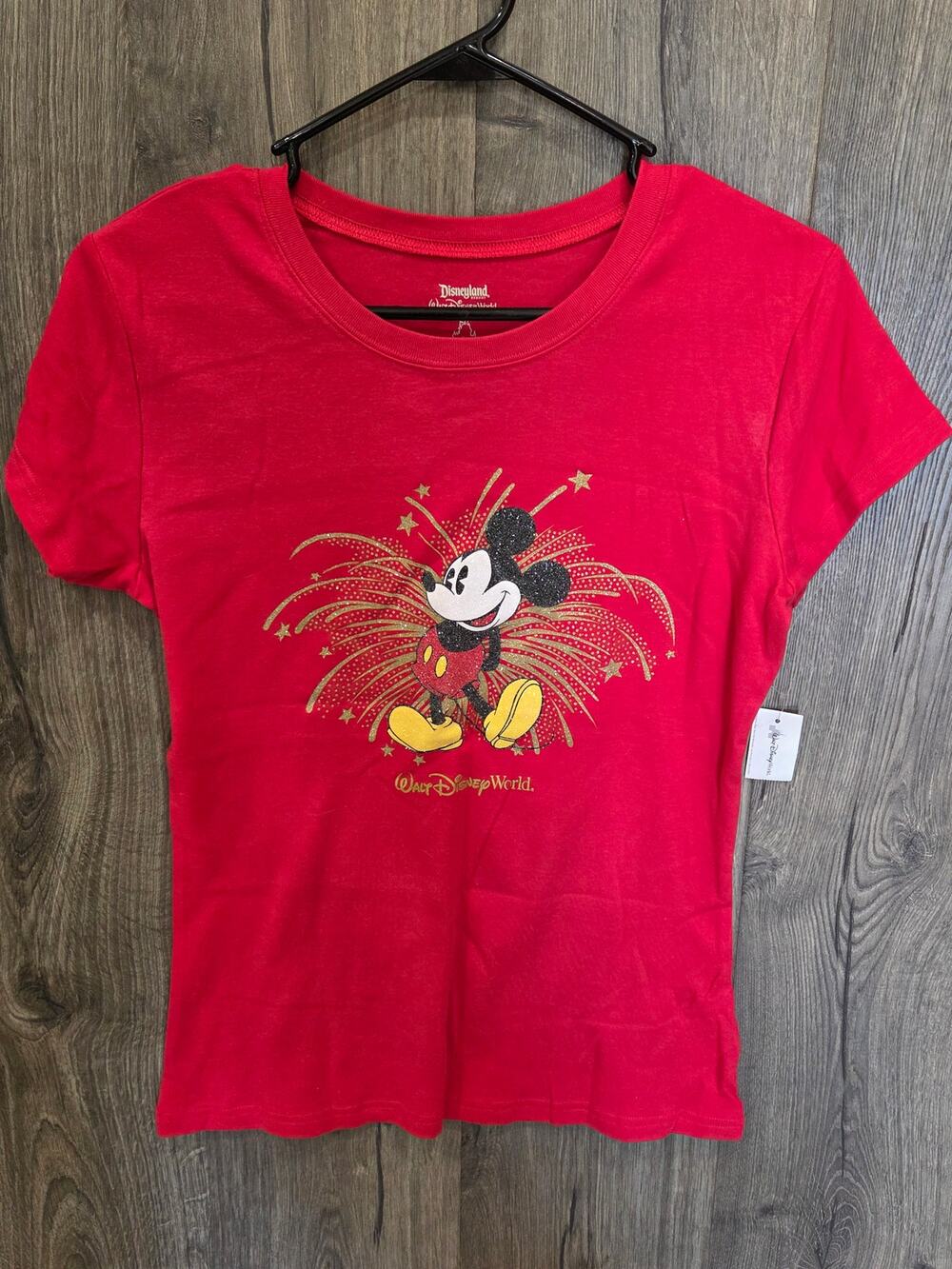 NWT Mickey Mouse Walt Disney World Fireworks Women’s Shirt Size L
